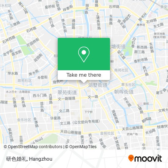 研色婚礼 map