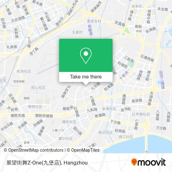 展望街舞Z-One(九堡店) map