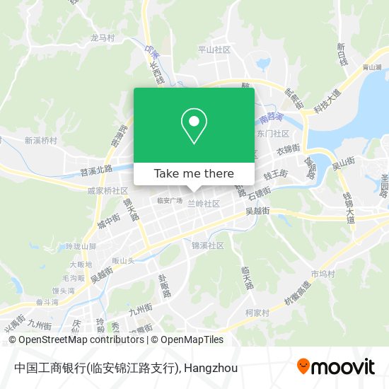 中国工商银行(临安锦江路支行) map