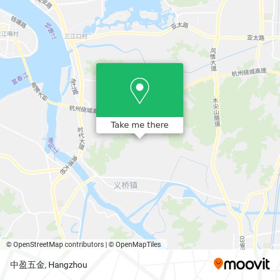 中盈五金 map