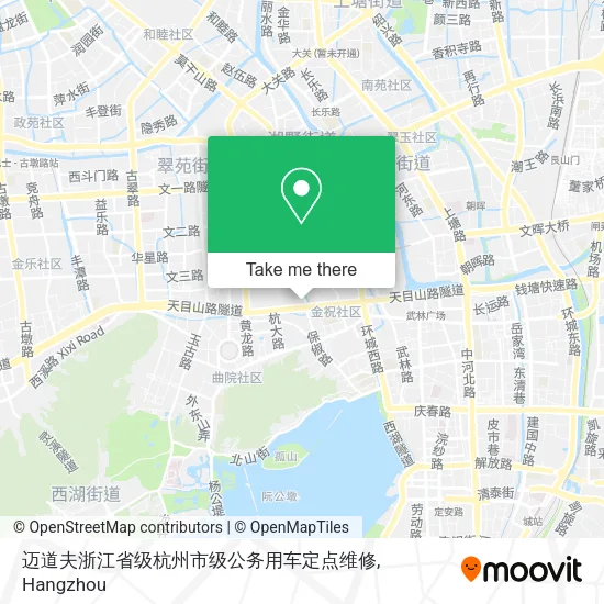 迈道夫浙江省级杭州市级公务用车定点维修 map
