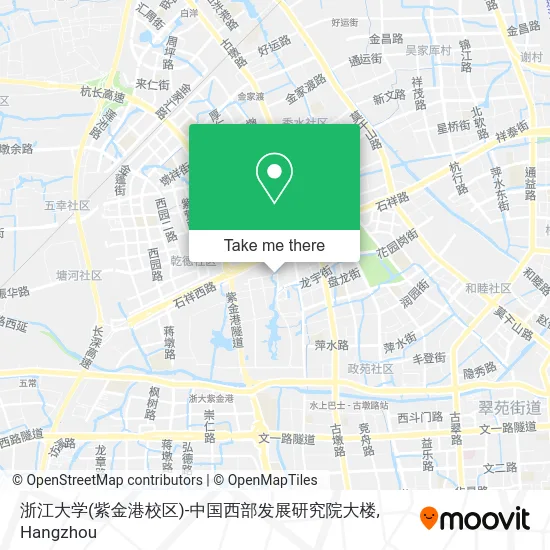 浙江大学(紫金港校区)-中国西部发展研究院大楼 map