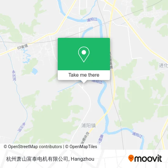 杭州萧山富泰电机有限公司 map
