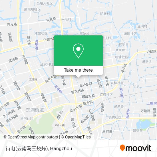 街电(云南马三烧烤) map