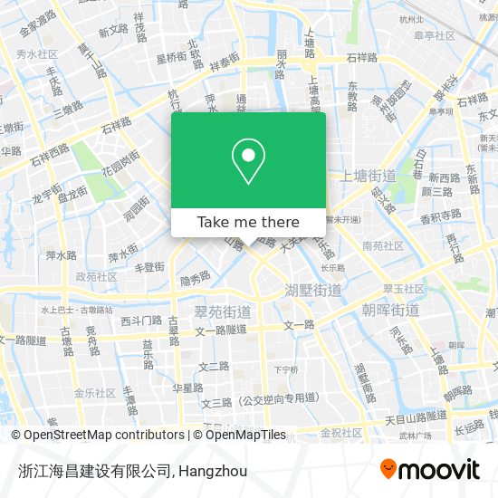 浙江海昌建设有限公司 map