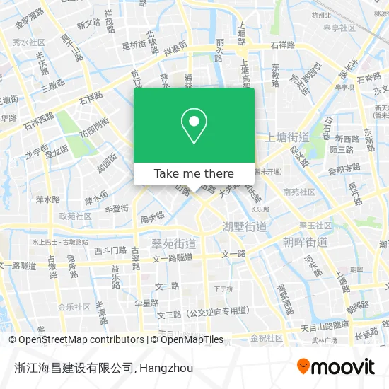 浙江海昌建设有限公司 map