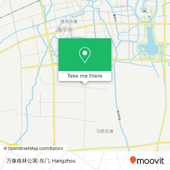 万像格林公寓-东门 map