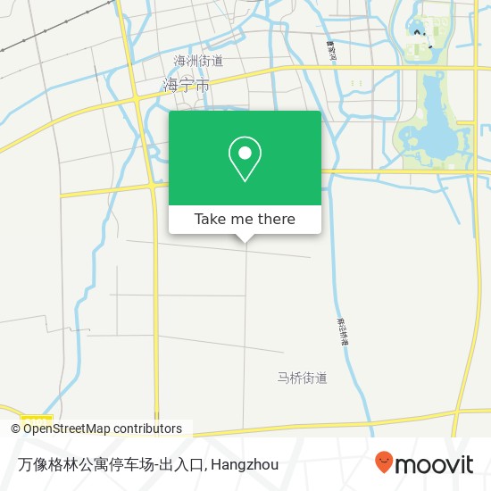 万像格林公寓停车场-出入口 map