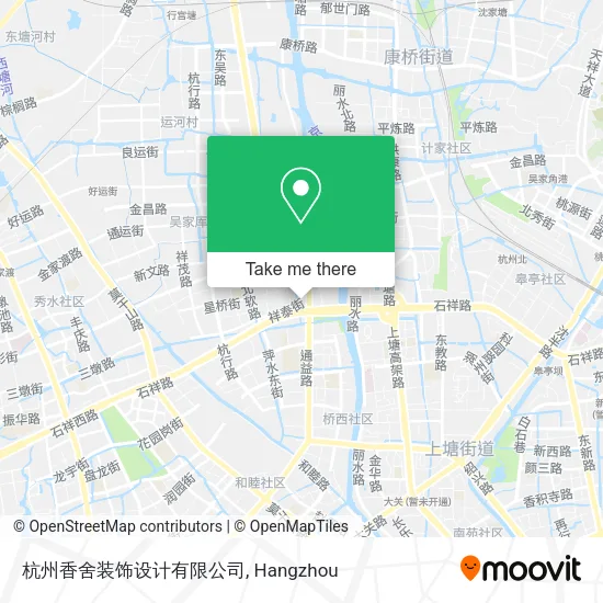 杭州香舍装饰设计有限公司 map