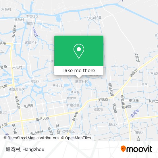 塘湾村 map