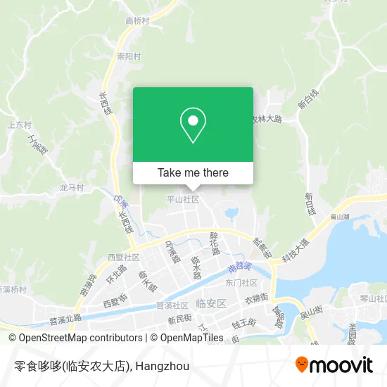 零食哆哆(临安农大店) map