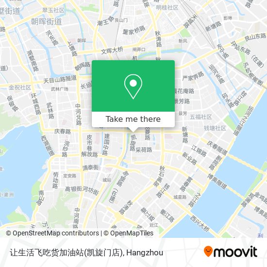 让生活飞吃货加油站(凯旋门店) map