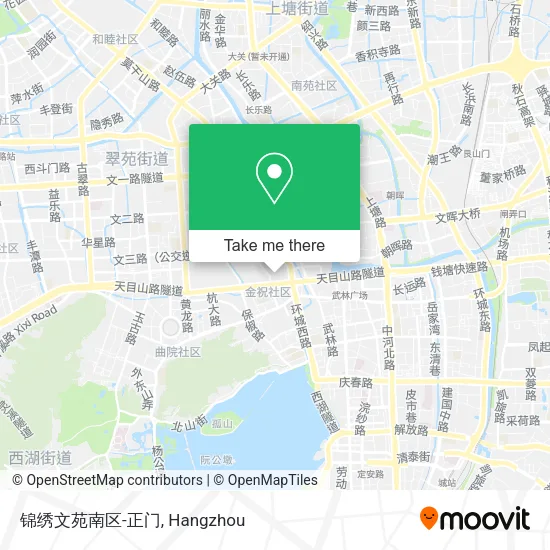 锦绣文苑南区-正门 map