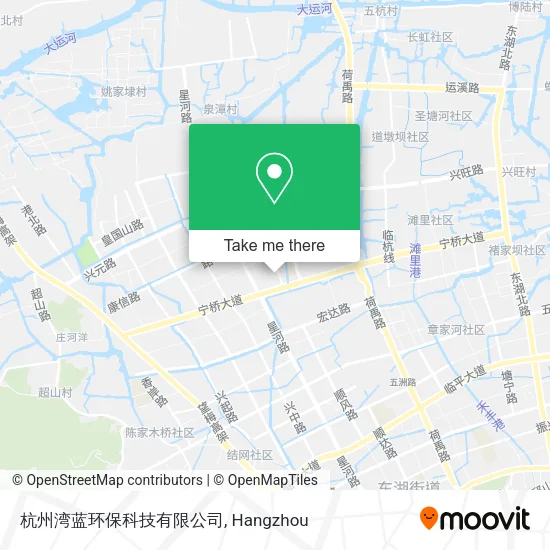 杭州湾蓝环保科技有限公司 map