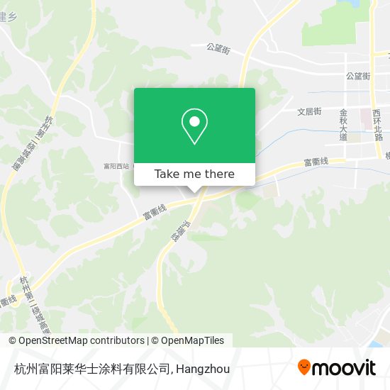杭州富阳莱华士涂料有限公司 map