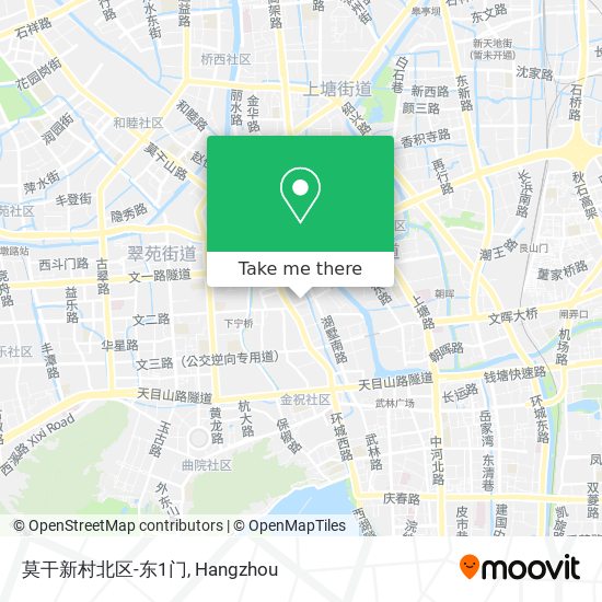 莫干新村北区-东1门 map