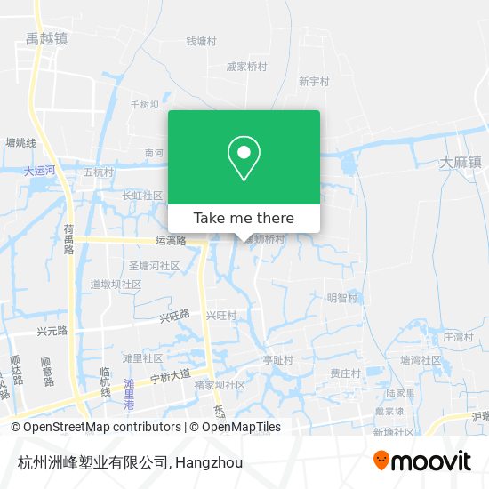 杭州洲峰塑业有限公司 map