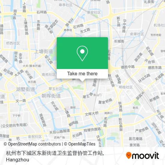 杭州市下城区东新街道卫生监督协管工作站 map