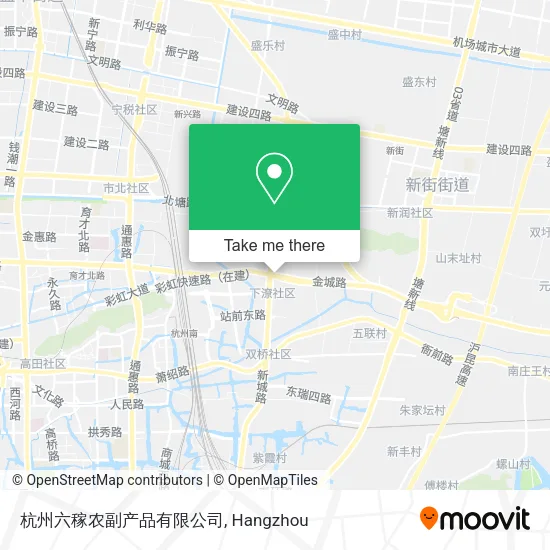 杭州六稼农副产品有限公司 map