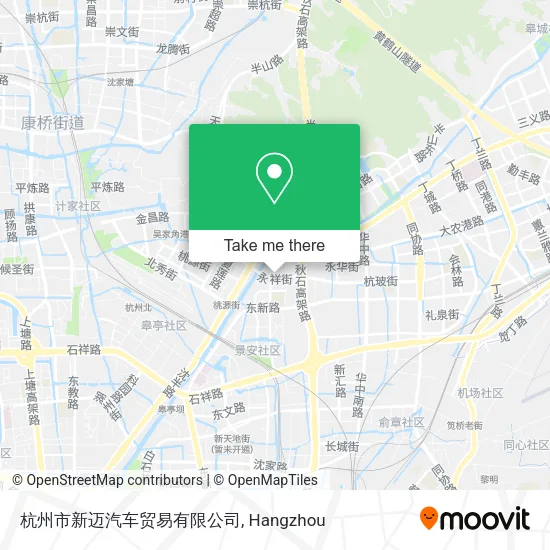 杭州市新迈汽车贸易有限公司 map