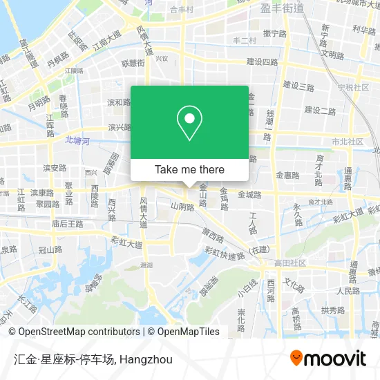 汇金·星座标-停车场 map