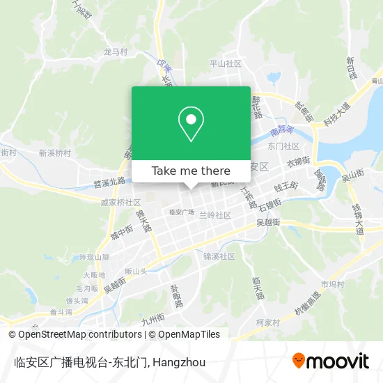 临安区广播电视台-东北门 map