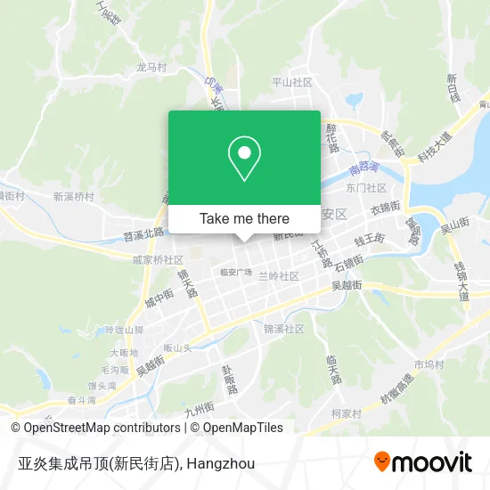 亚炎集成吊顶(新民街店) map