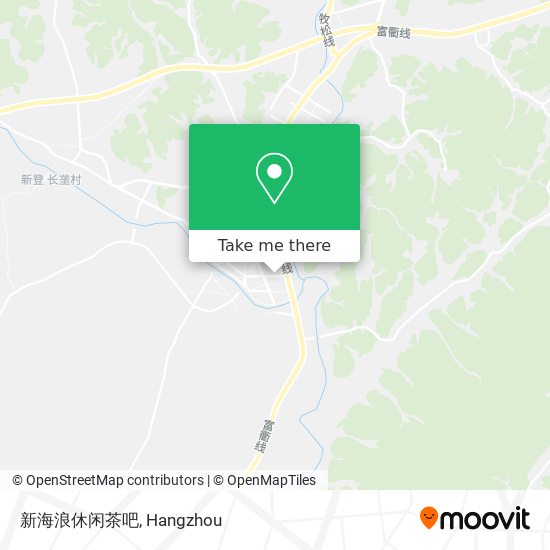 新海浪休闲茶吧 map
