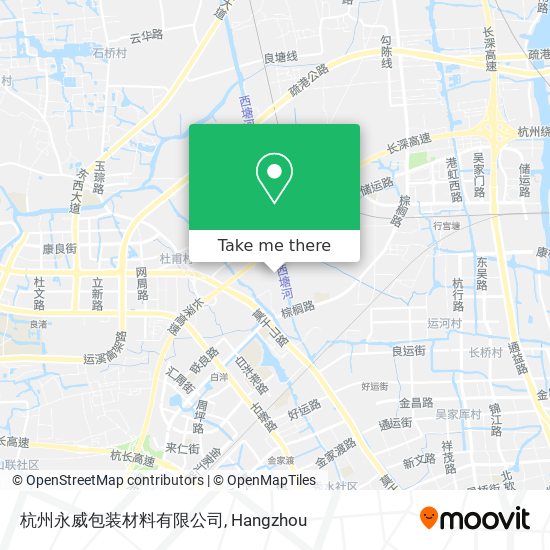 杭州永威包装材料有限公司 map