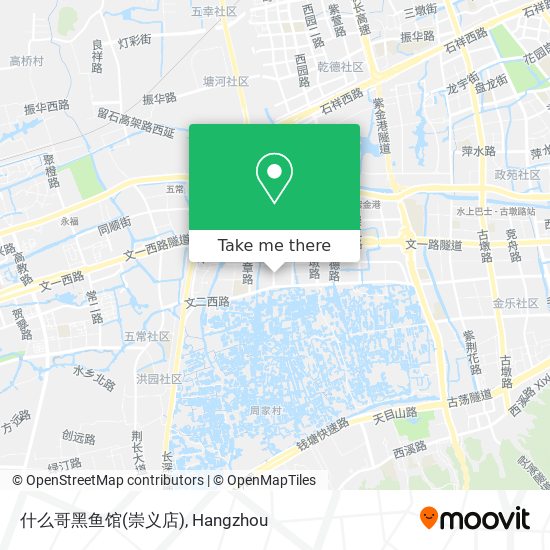 什么哥黑鱼馆(崇义店) map