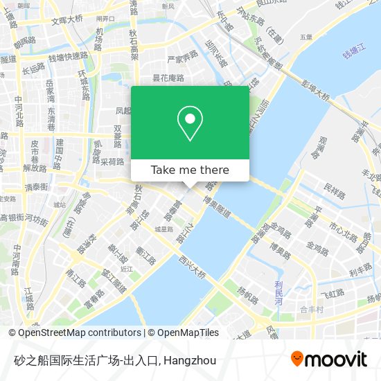 砂之船国际生活广场-出入口 map