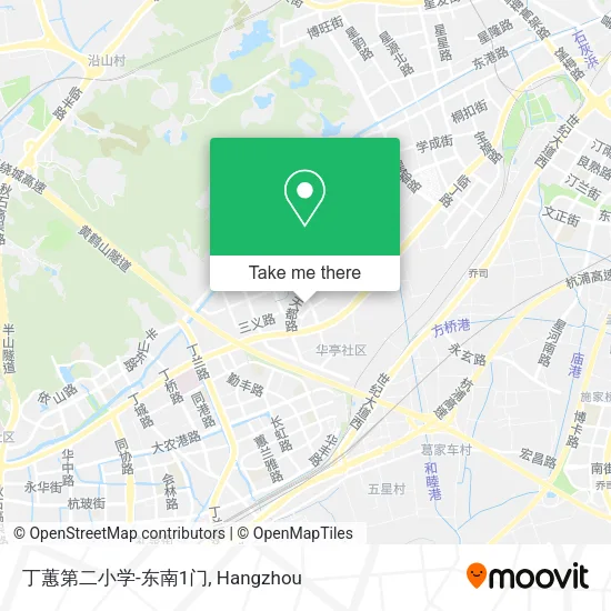 丁蕙第二小学-东南1门 map