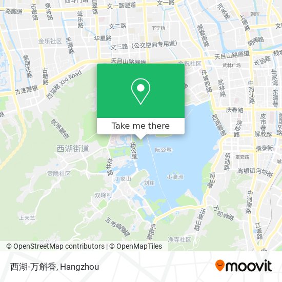 西湖-万斛香 map