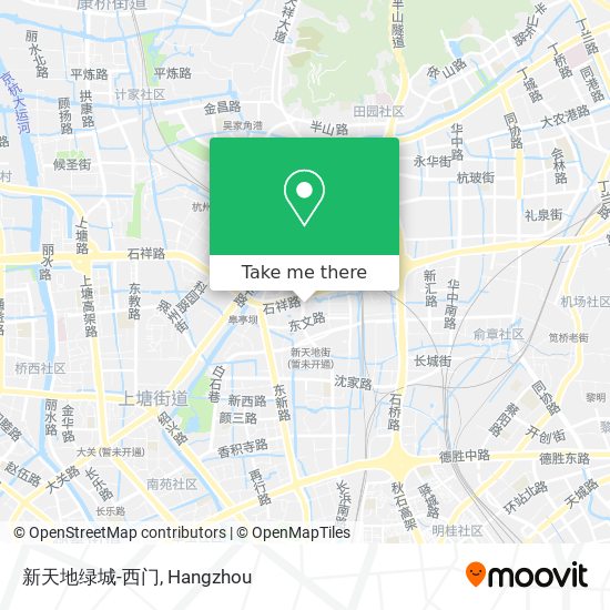新天地绿城-西门 map