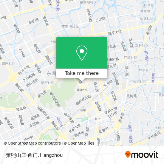 雍熙山庄-西门 map