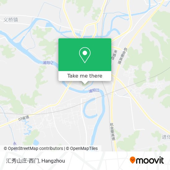 汇秀山庄-西门 map