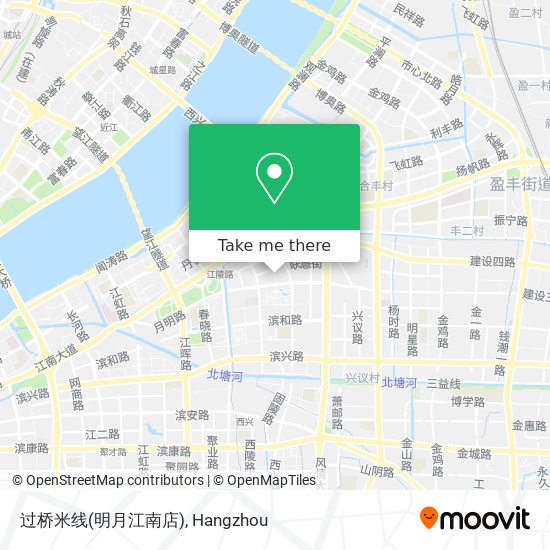 过桥米线(明月江南店) map