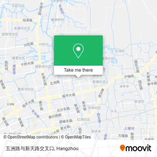 五洲路与新天路交叉口 map