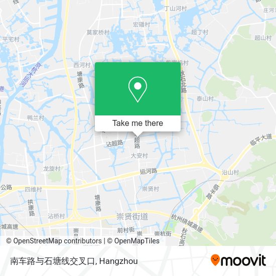 南车路与石塘线交叉口 map