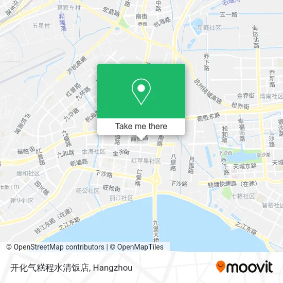 开化气糕程水清饭店 map
