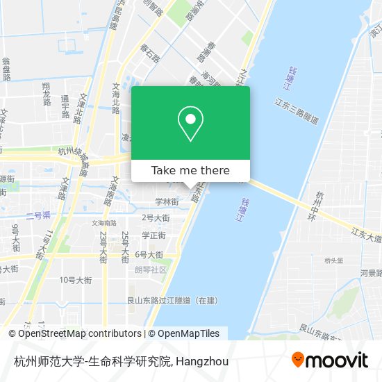 杭州师范大学-生命科学研究院 map
