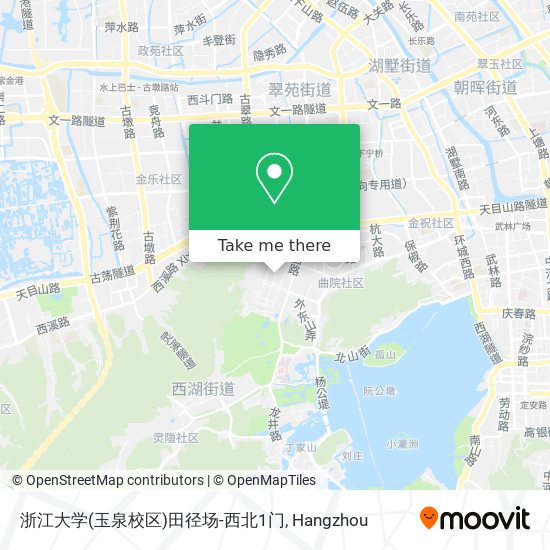 浙江大学(玉泉校区)田径场-西北1门 map