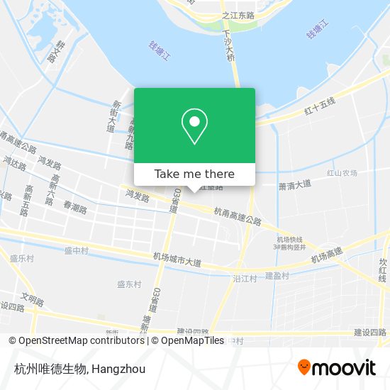 杭州唯德生物 map