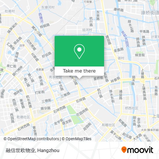 融信世欧物业 map