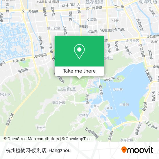 杭州植物园-便利店 map