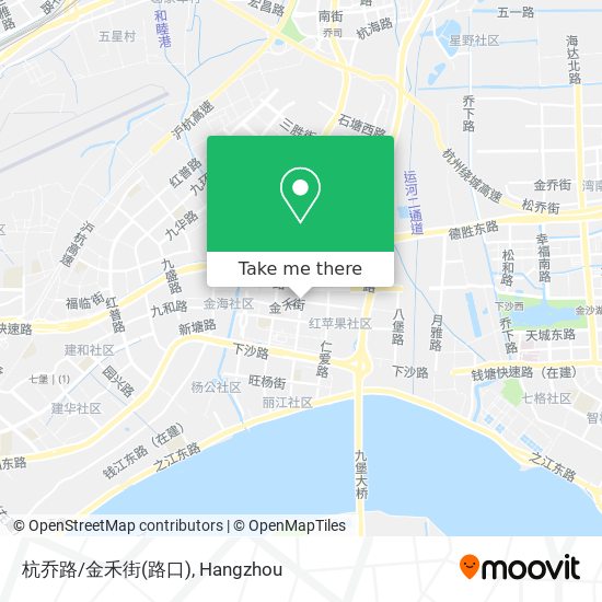杭乔路/金禾街(路口) map