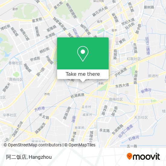 阿二饭店 map