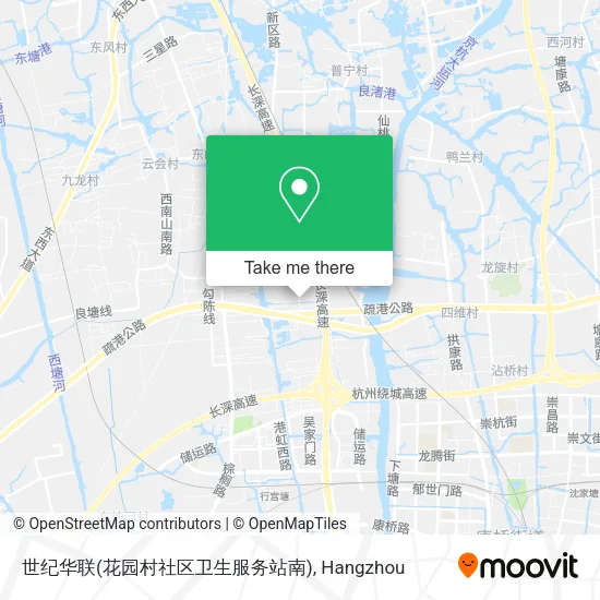 世纪华联(花园村社区卫生服务站南) map