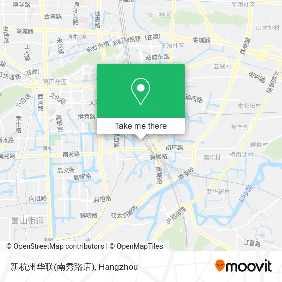 新杭州华联(南秀路店) map