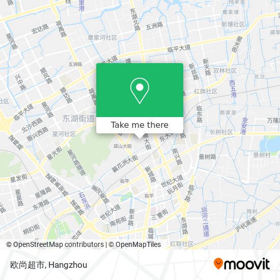 欧尚超市 map